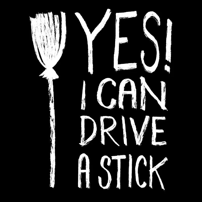 Witch Broom Funny Saying Halloween Witch Broom