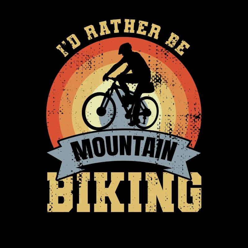 Vintage Mountainbiking Spruch