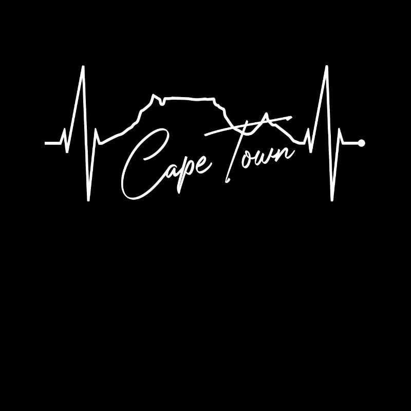 Cape Town Skyline Heartbeat Afrique du Sud Table Mountain