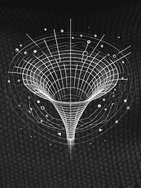 Black Hole Funnel in Space