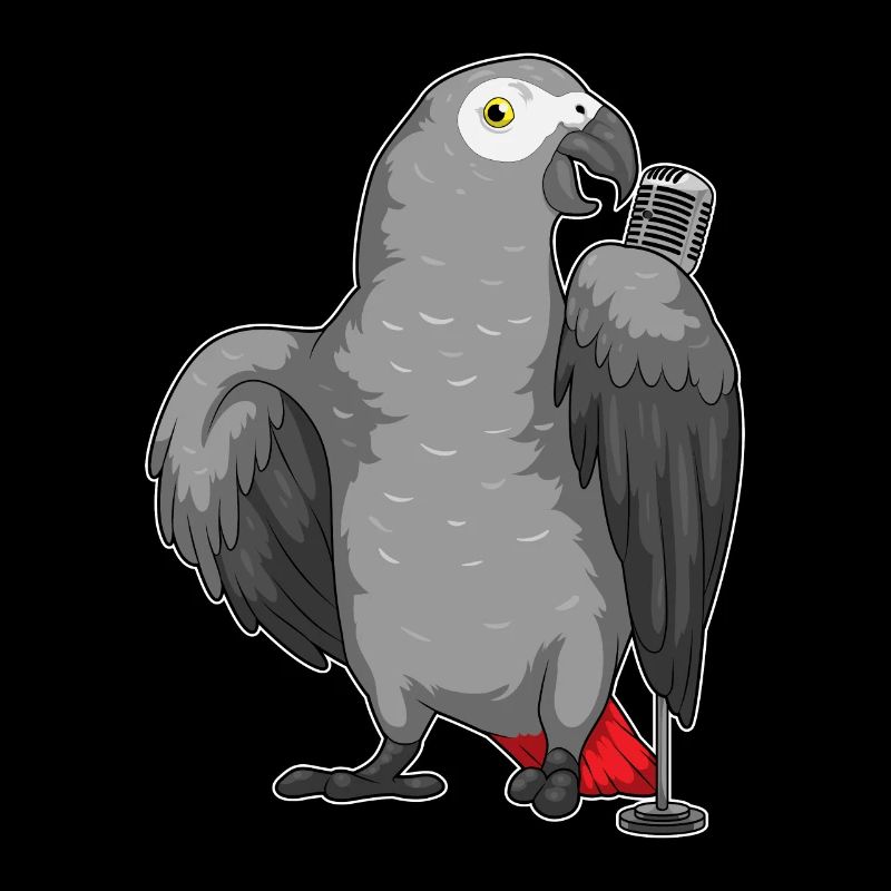 Parrot Singer Microphone Chant