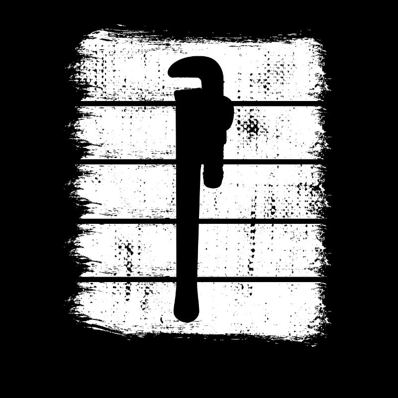 Water Pipe Wrench Sketch