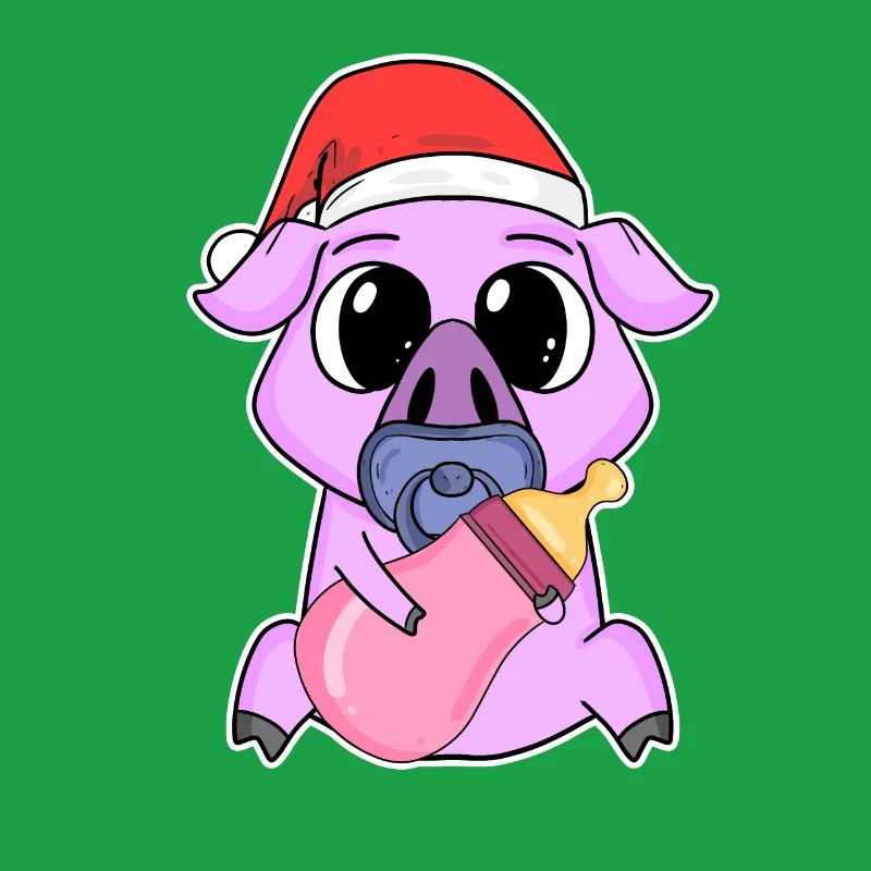 Cochon bébé Noël