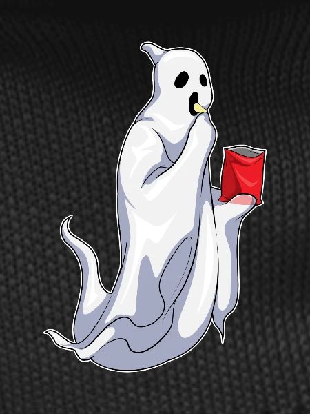Ghost Halloween Potato Chips