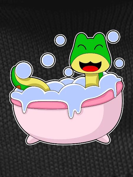 Snake Bathing Bathtub
