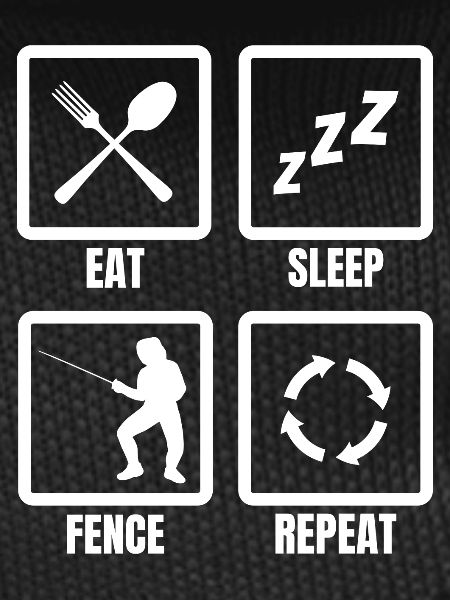 Eat Sleep Fence Repeat