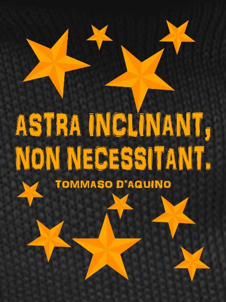 Astra Inclinant, non necessitant t-shirt