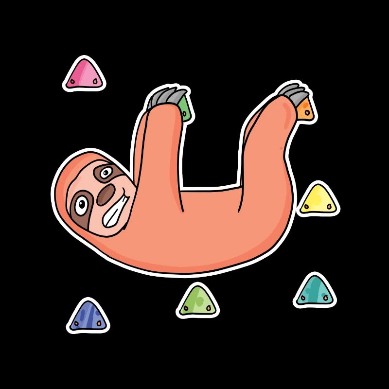 Sloth, Rock Climbing, Rock Climbing
