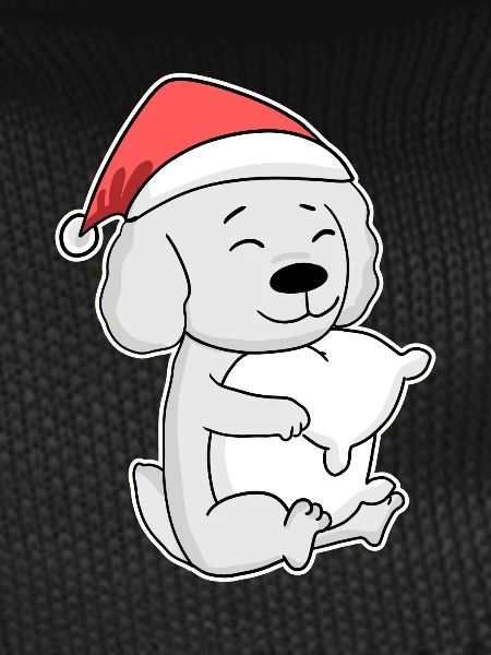 Maltese Dog Animal Christmas