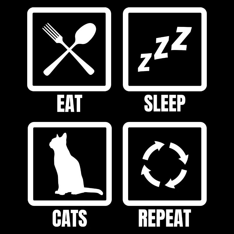 Eat Sleep Cats Répéter