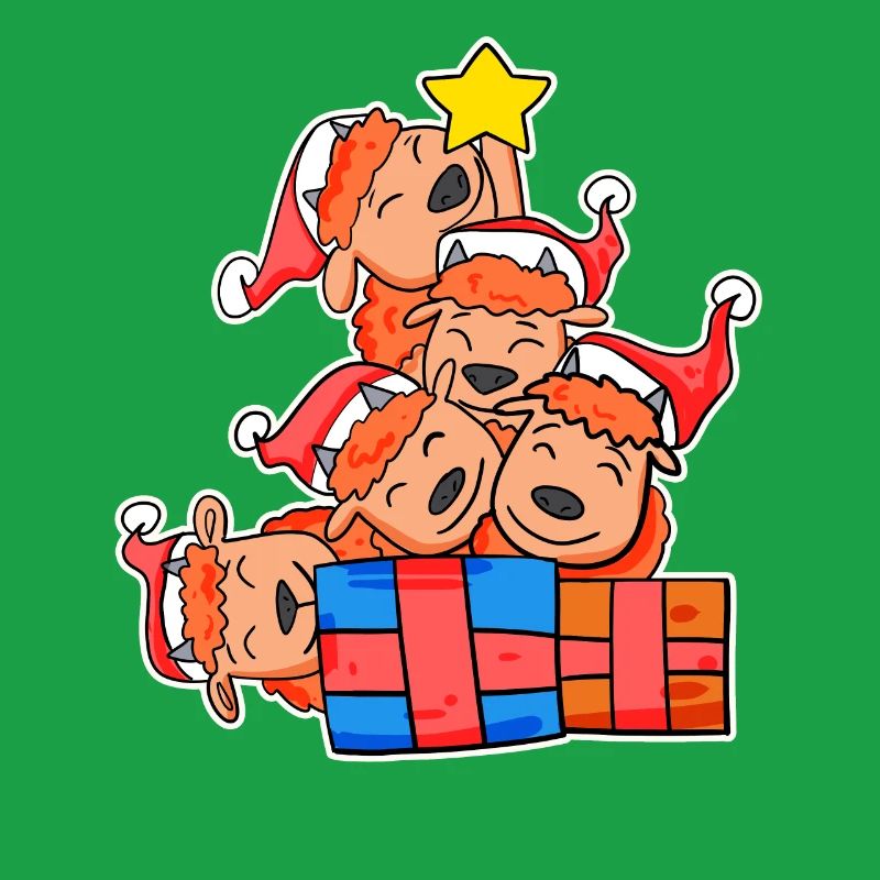 Arbre de Noël Bison Noël