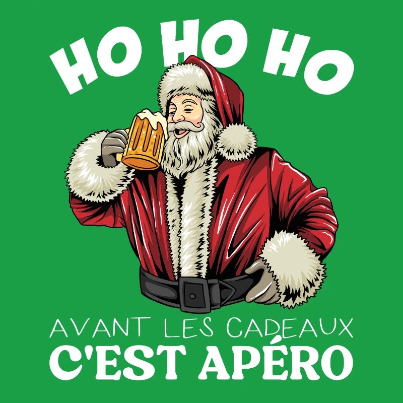 Avant Les Cadeaux C'est Apéro - Pull Moche De Noël