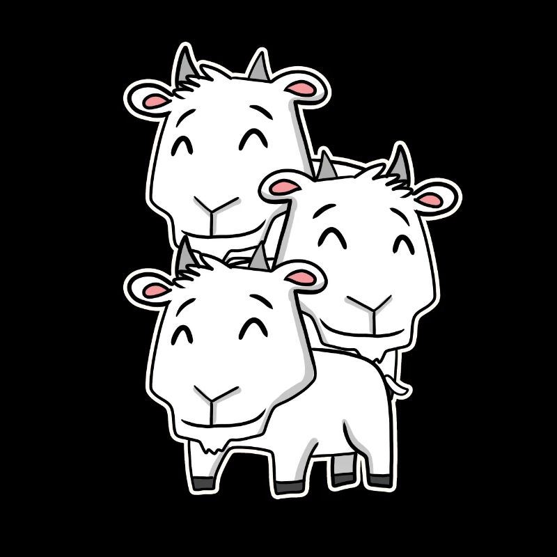 Motif de chèvre