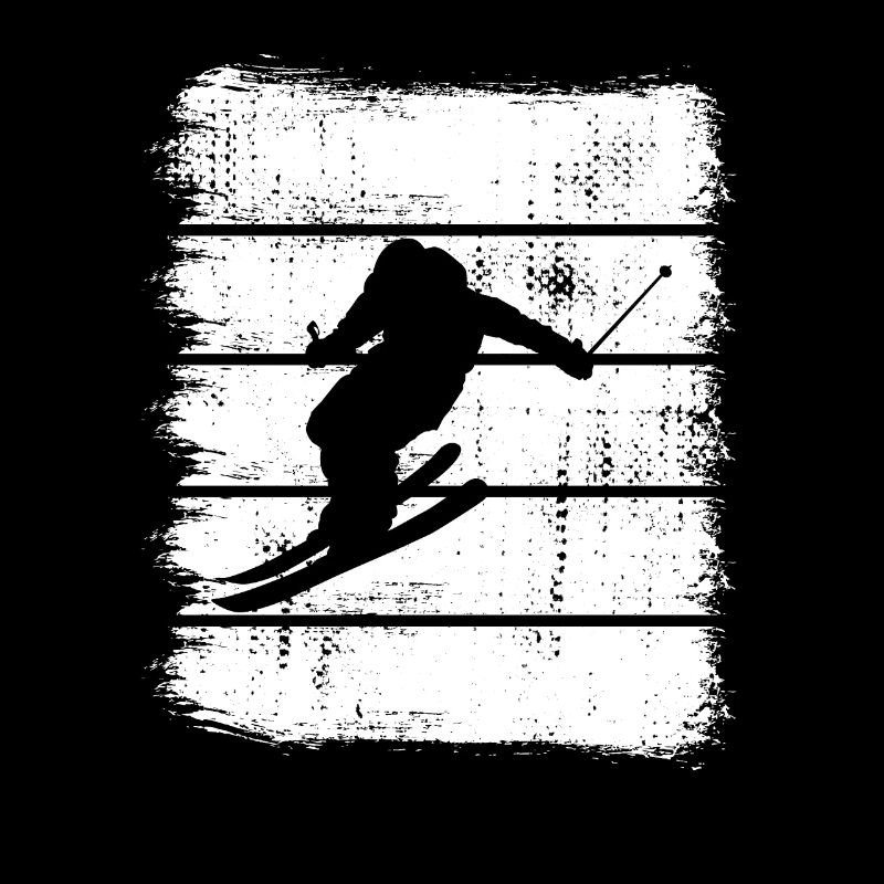Skier Drawing