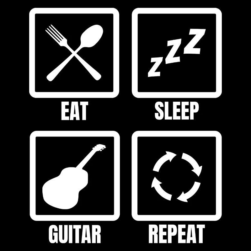 Manger Dormir Guitare Répéter