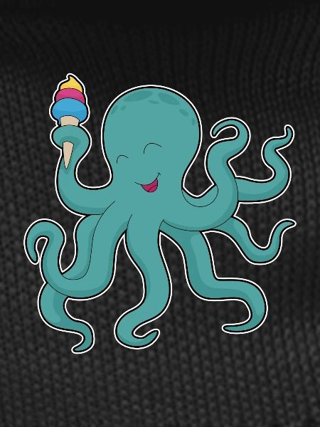 Octopus Waffle Ice Cream