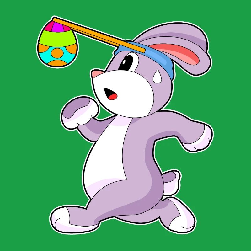 Bunny Easter Jogging
