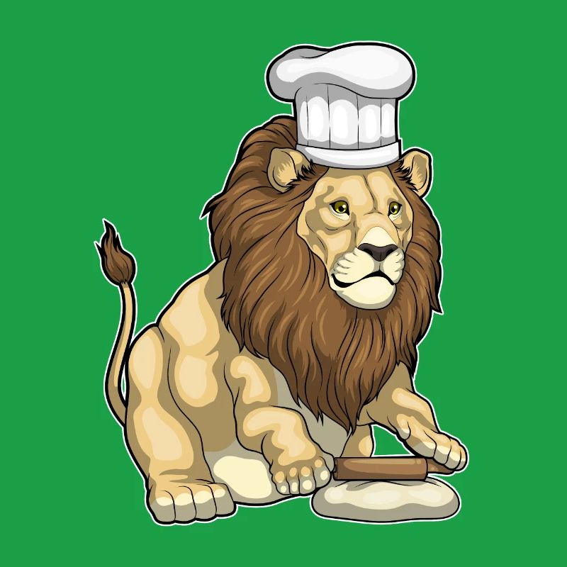 Lion Baker Rolling Pin Baking