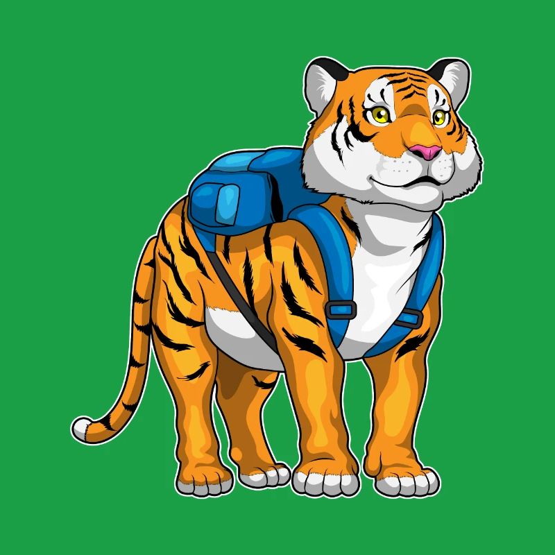 Tiger Student Backpack School