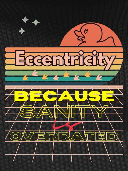 Eccentricity Neon Retro Print