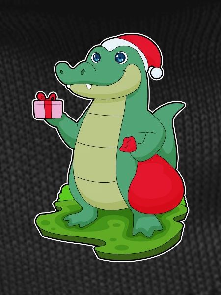 Crocodile Christmas Package