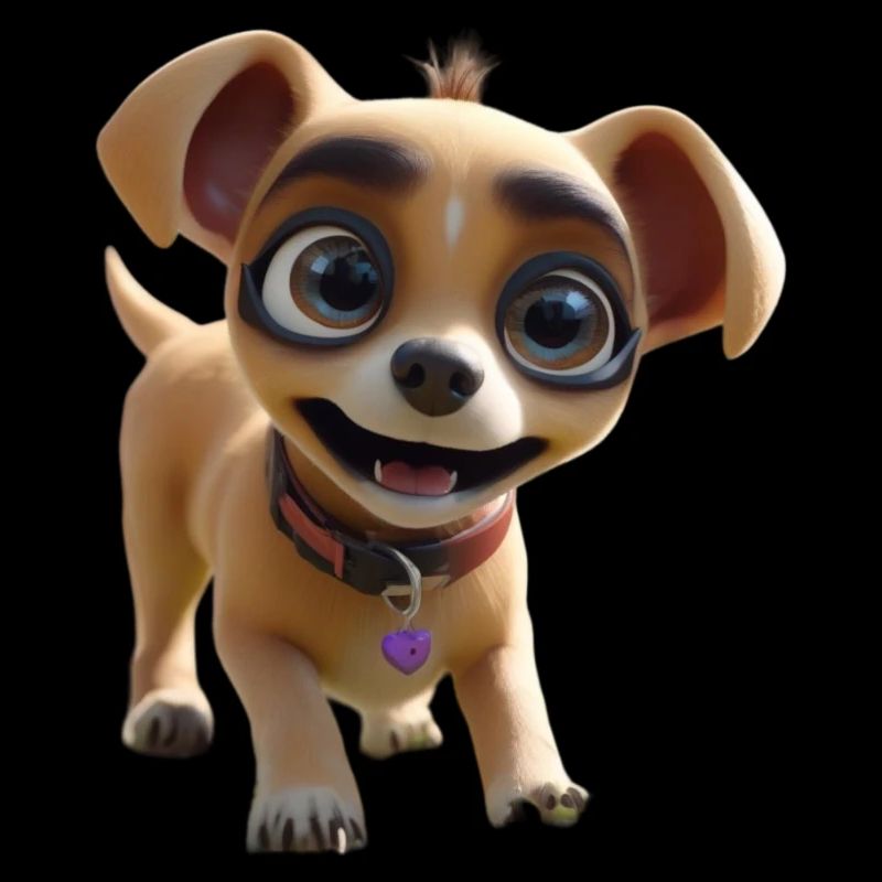 Hund mit grossen Augen