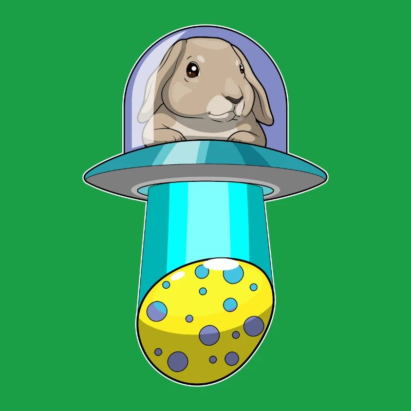 Vaisseau spatial de Pâques Bunny