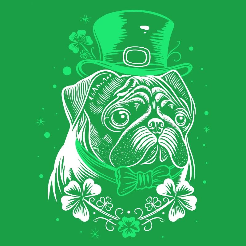 Carlin avec chapeau de la Saint-Patrick