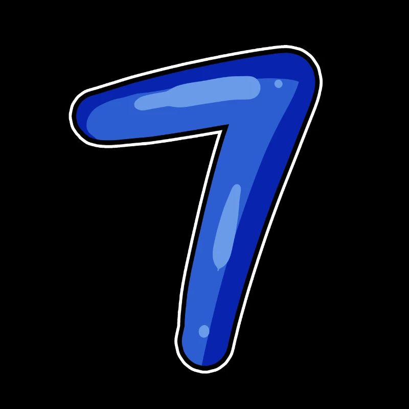 7 bleu