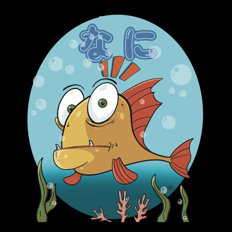 Confused Cartoon Fish (nani)
