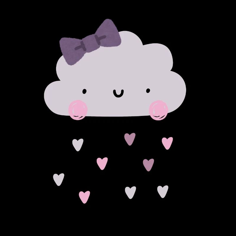Love Cloud - Hearts - Rain