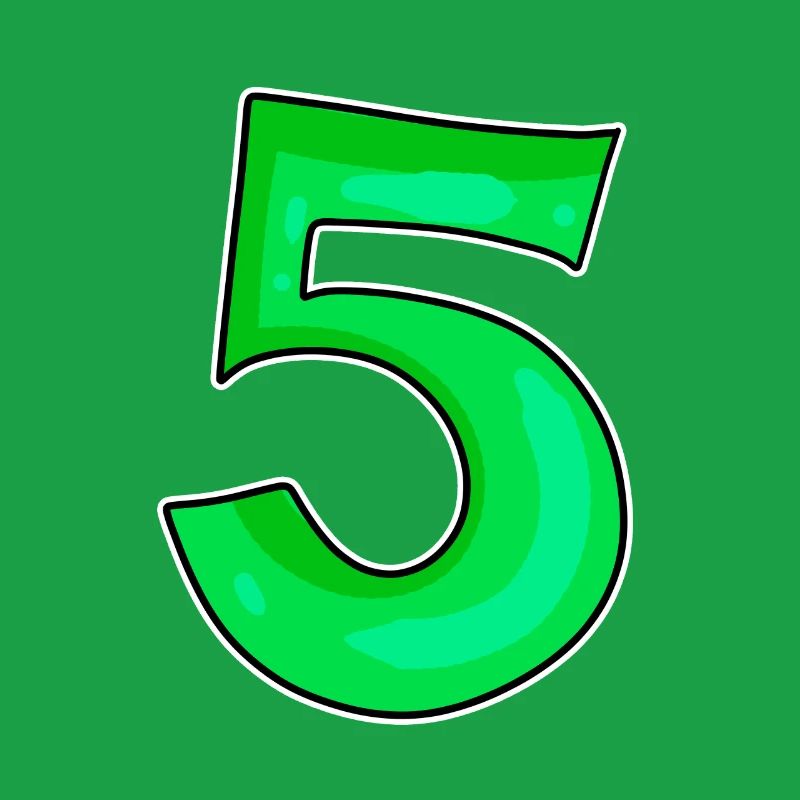 Numéro 5 Numéro Vert