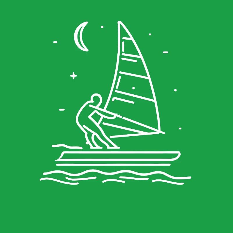 Windsurfer Drawing