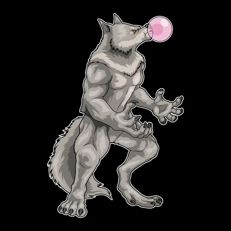 Werwolf Halloween Kaugummi