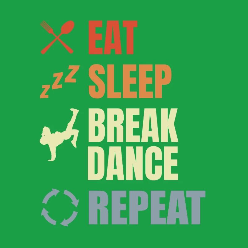 Manger Dormir Pause Danse Répéter