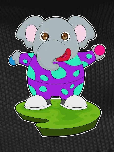Elephant Clown