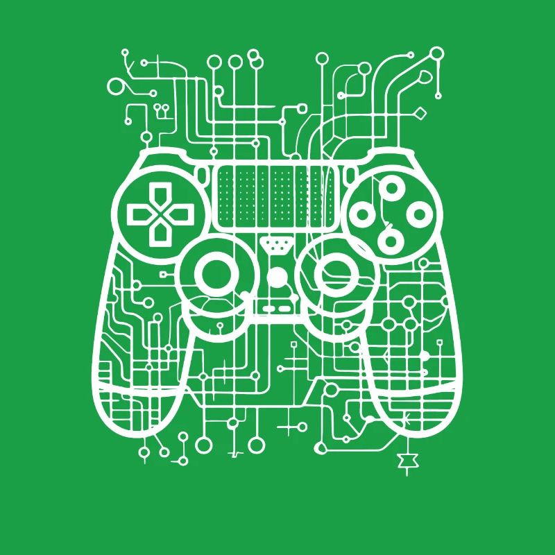 Gaming Controller Drawing
