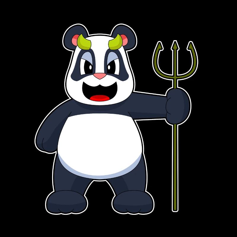Panda Halloween Diable