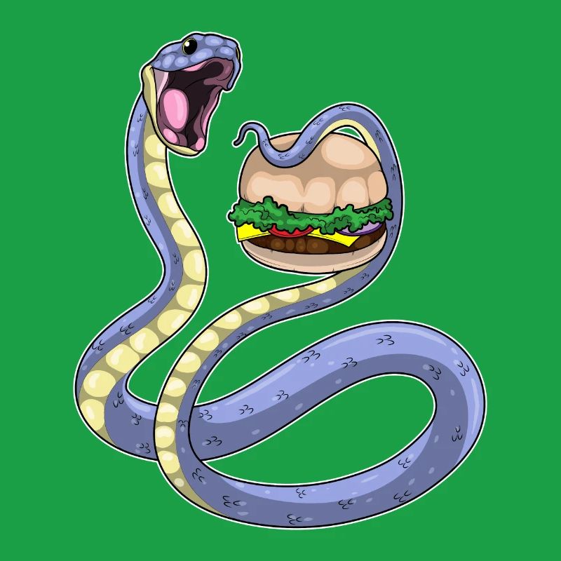 Cheeseburger serpent