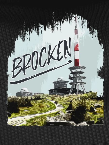 Brocken transmitter and second-hand shop