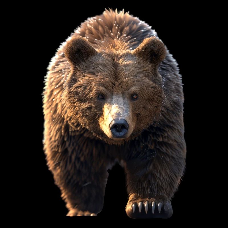 Braunbär Grizzly Bär Bärenbrüder Papa Wilde Bären