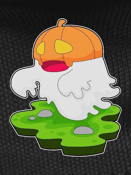 Ghost Halloween Pumpkin