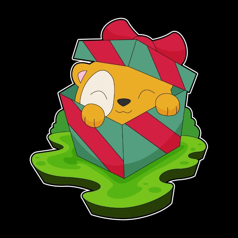 Hamster Christmas Package