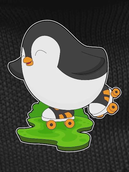 Penguin Roller Skating Roller Skates