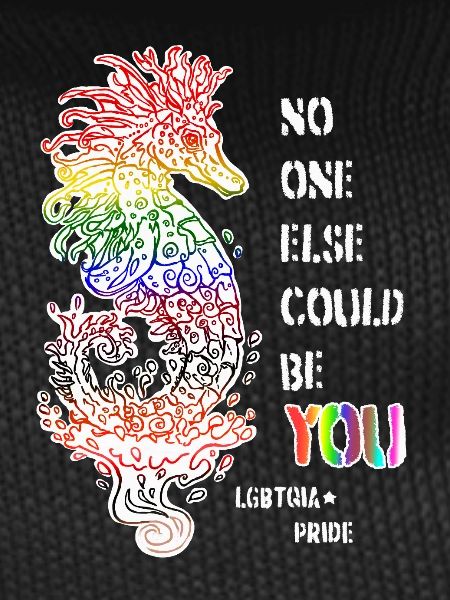 Fier hippocampe LGBTQIA+