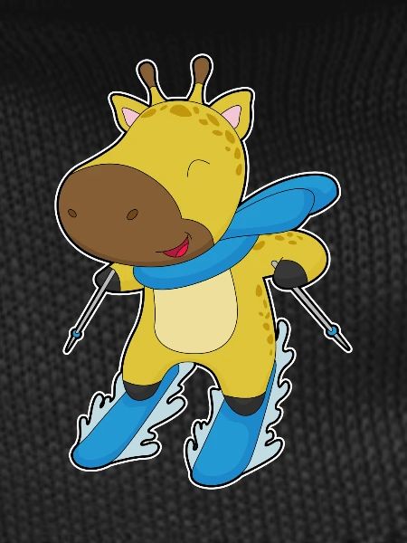 Giraffe Skier Ski