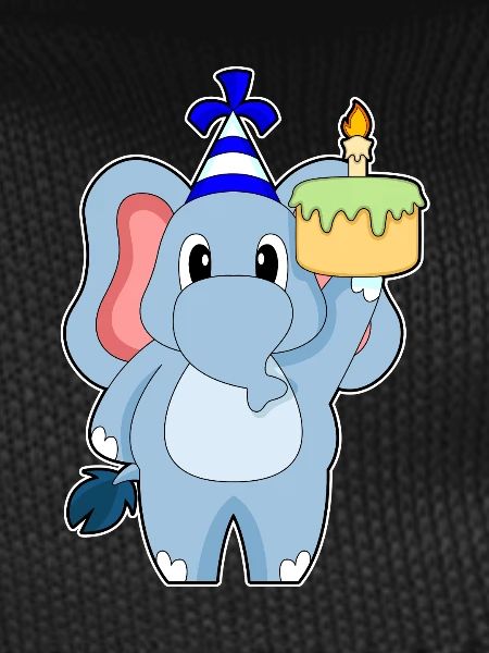 Elephant Birthday Cake