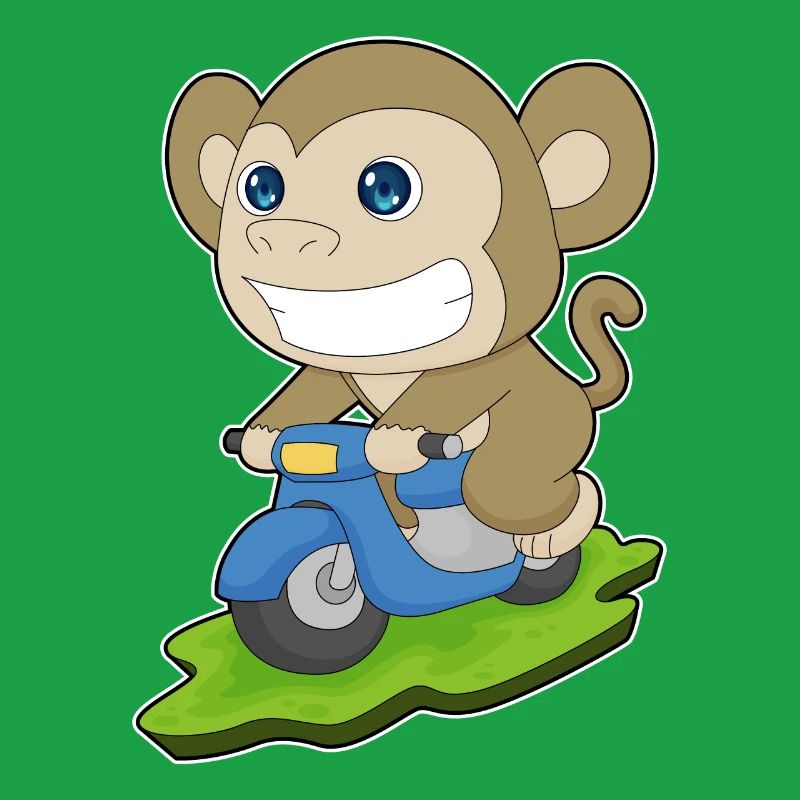 Affe Motorroller