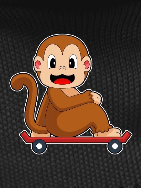 Monkey Skater Skateboard