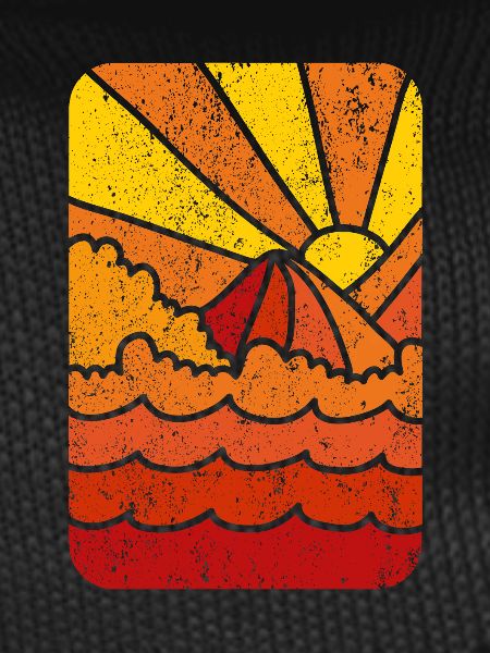 Retro Marine Sunset
